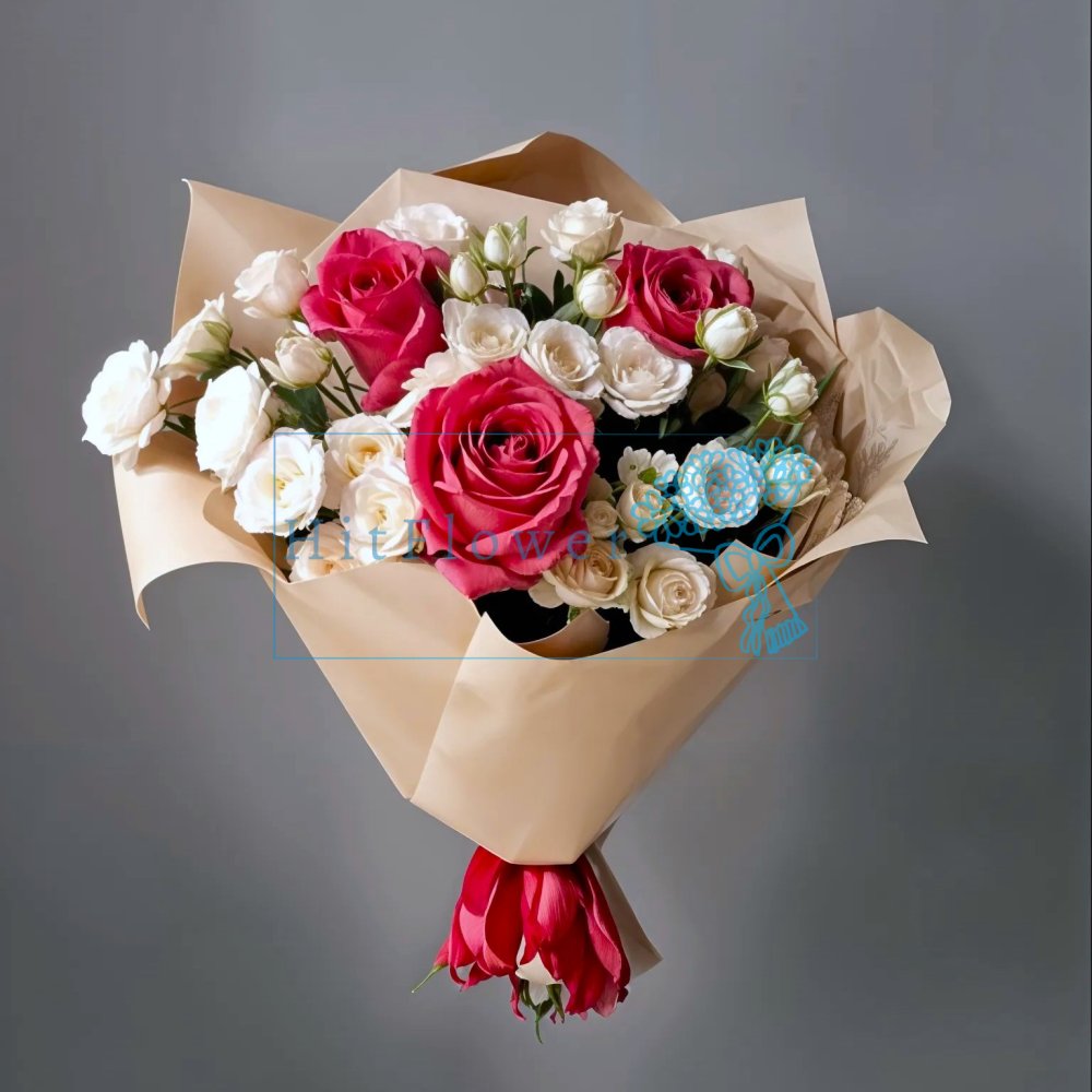 Букет роз Рассвет Любви